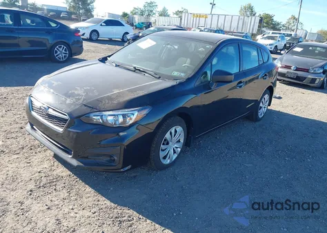 2017 Subaru Impreza 2.0I from USA, damaged, VIN 4S3GTAA68H3727850